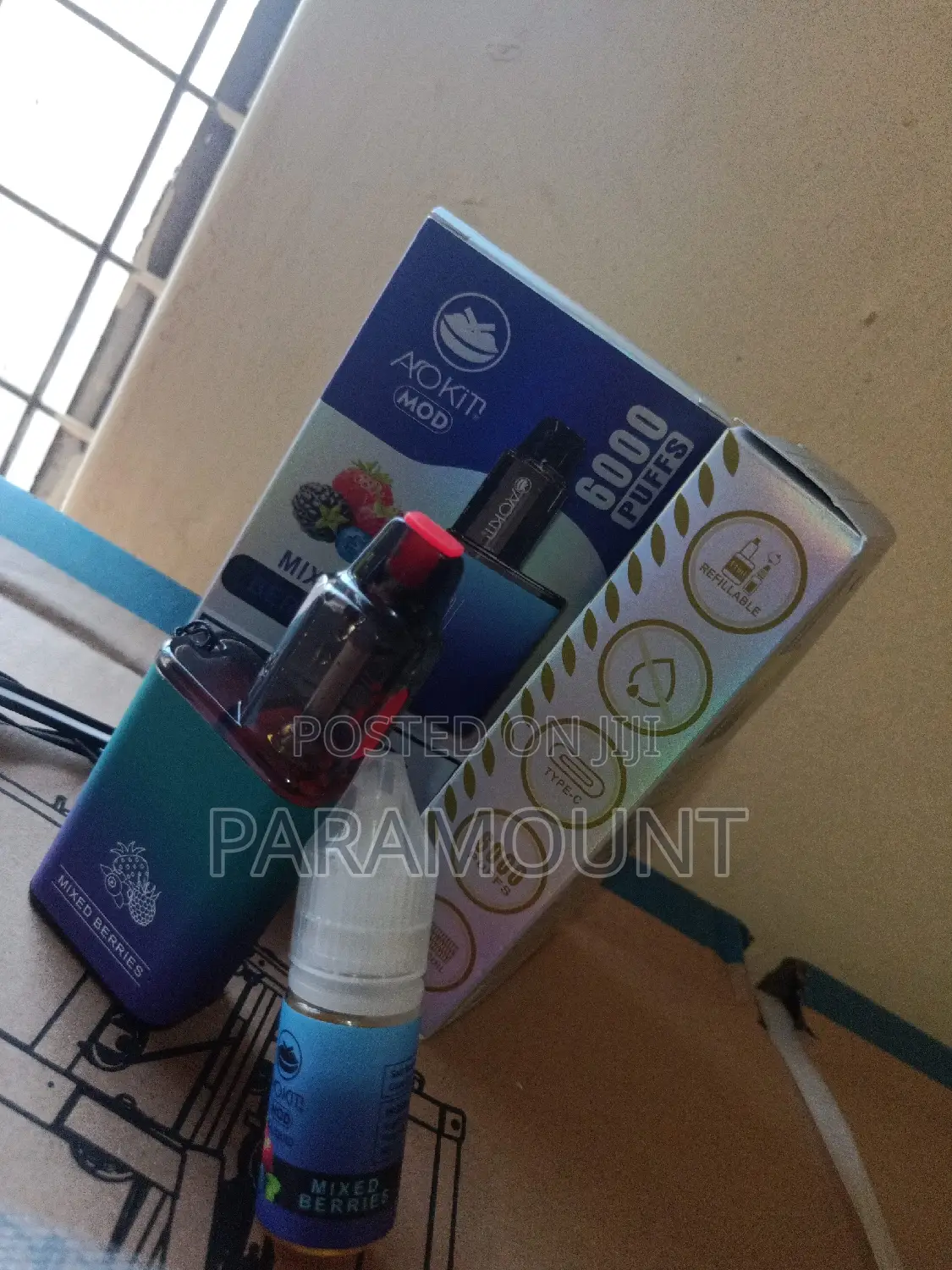Refillable Rechargeable Vape With Free E-Juice 11ml