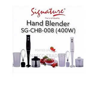 Signature 4 in 1 Hand Blender With a Food Grade Material