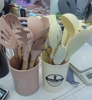 *12pcs Silicone Kitchen Set ,Bright Colours - thumbnail 2