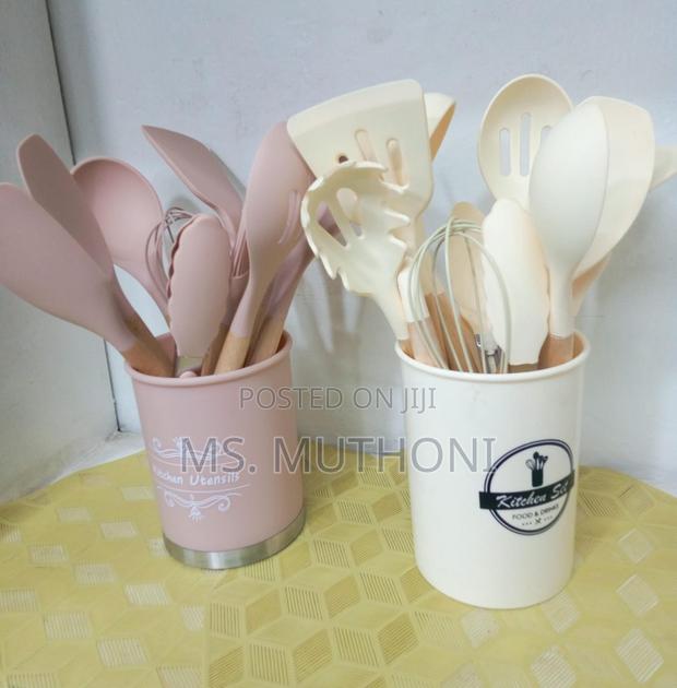 *12pcs Silicone Kitchen Set ,Bright Colours - thumbnail 3