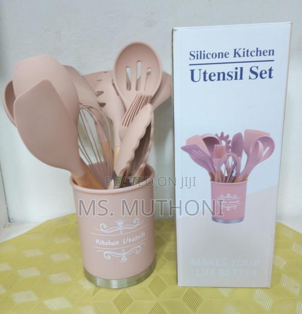 *12pcs Silicone Kitchen Set ,Bright Colours - thumbnail 4