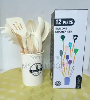 *12pcs Silicone Kitchen Set ,Bright Colours