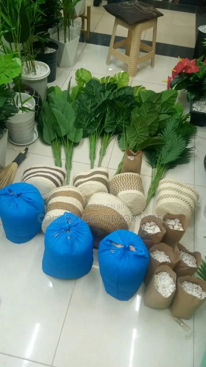 Artificial Plants and Variety of Baskets Available