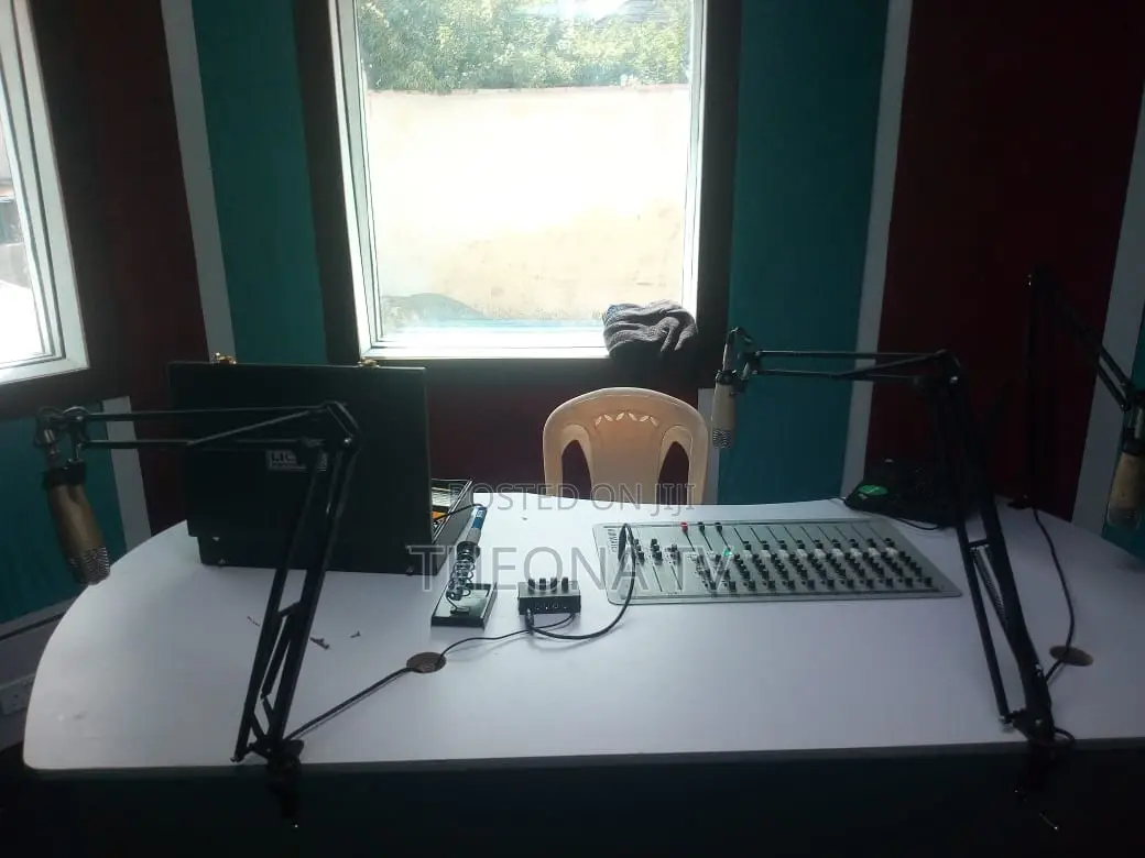 Sound Engineer Radio Studios and Signal Monitoring