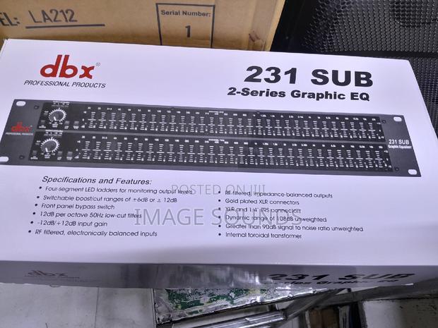 Equalizer DBX 231 Sub Double - thumbnail 3