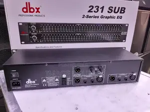 DBX Graphic Equalizer With Sub Option