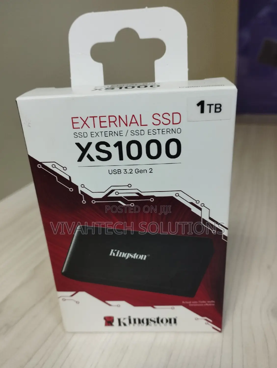 Kingston 1tb (1050mbs) External SSD Xs1000 !Kingston 1tb SSD