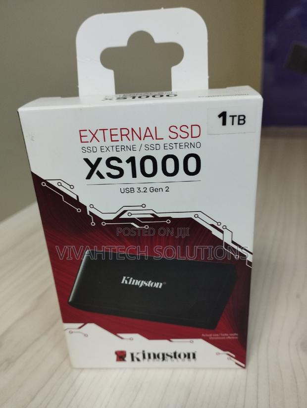 Kingston 1tb (1050mbs) External SSD Xs1000 !Kingston 1tb SSD - main view