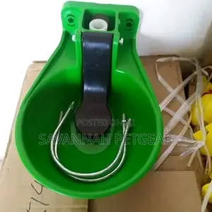 Green Automatic Cow Bowl Plastic Drinker - 2 Pieces