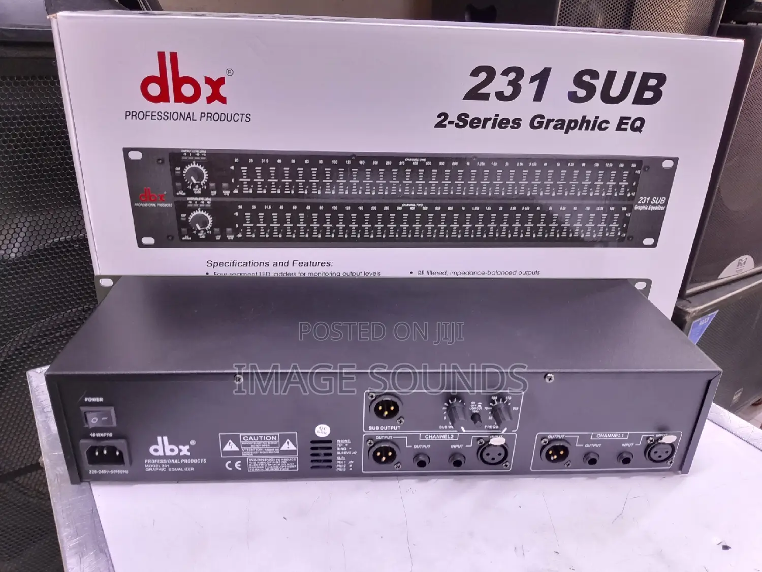 DBX 2-Series Graphic Equalizer With Sub Output