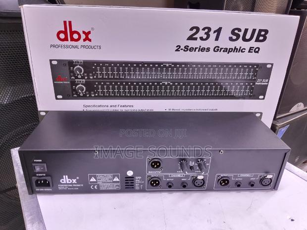 DBX 2-Series Graphic Equalizer With Sub Output - thumbnail 2