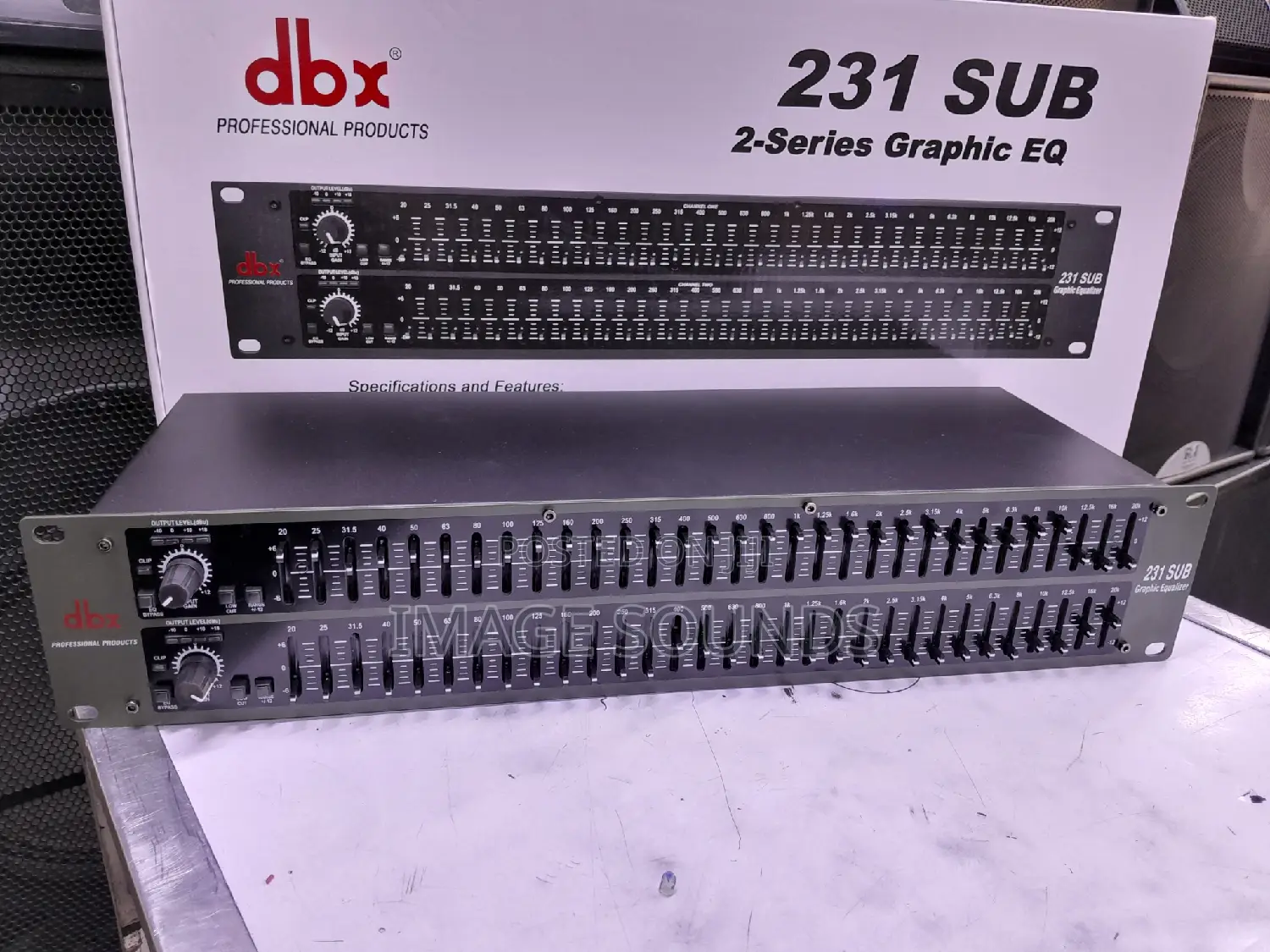DBX 2-Series Graphic Equalizer With Sub Output