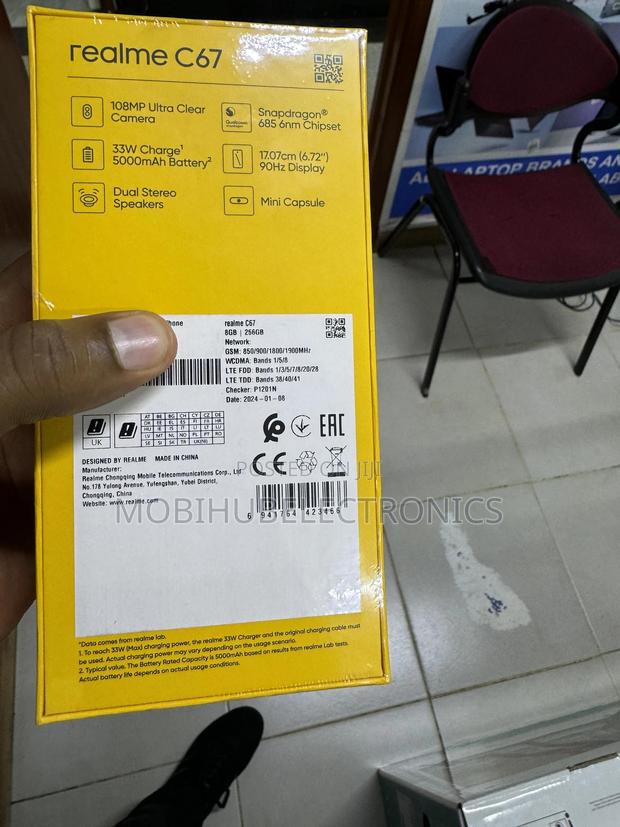 New Realme C67 128 GB Black - thumbnail 2