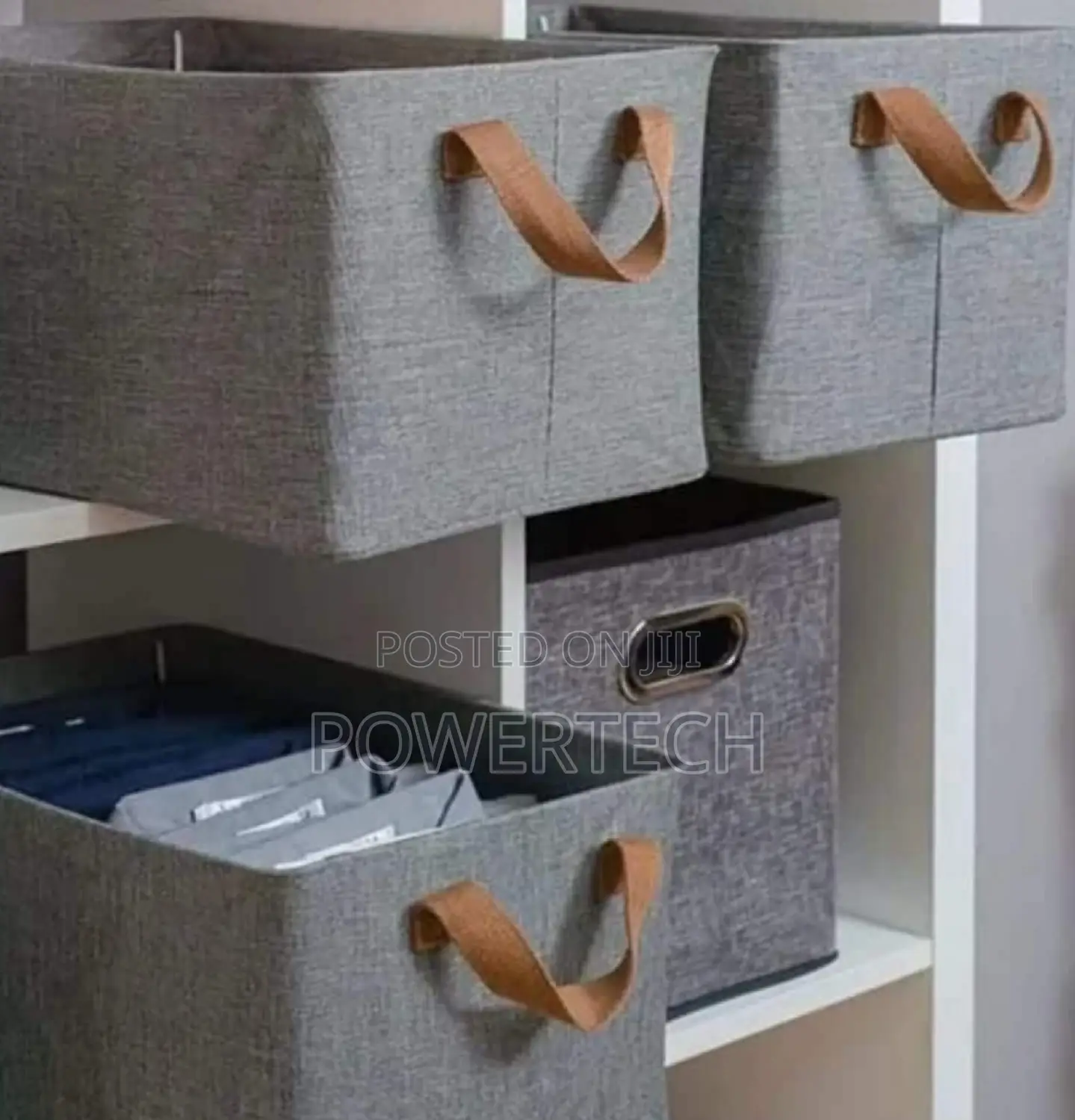 Collapsible Hard Fabric Closet Organizer
.