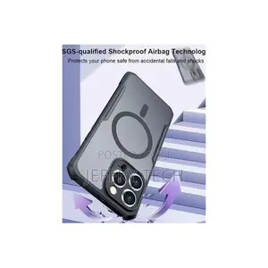 iPhone 15 Pro Max /iPhone 15 Pro Transparent Shockproof Magn