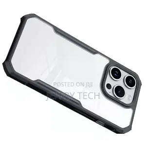 Transparent Shockproof Gear Case for iPhone 15 Pro