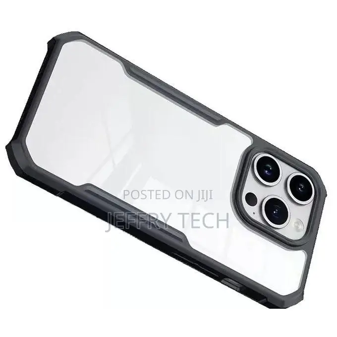 Transparent Shockproof Gear Case for iPhone 15 Pro