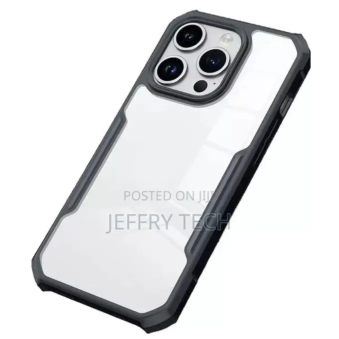 Transparent Shockproof Gear Case for iPhone 15 Pro