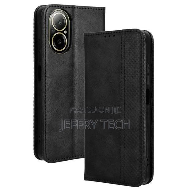 Oppo Realme 12 Lite 4G Magnetic Flip Cover Pu Wallet Phone C
