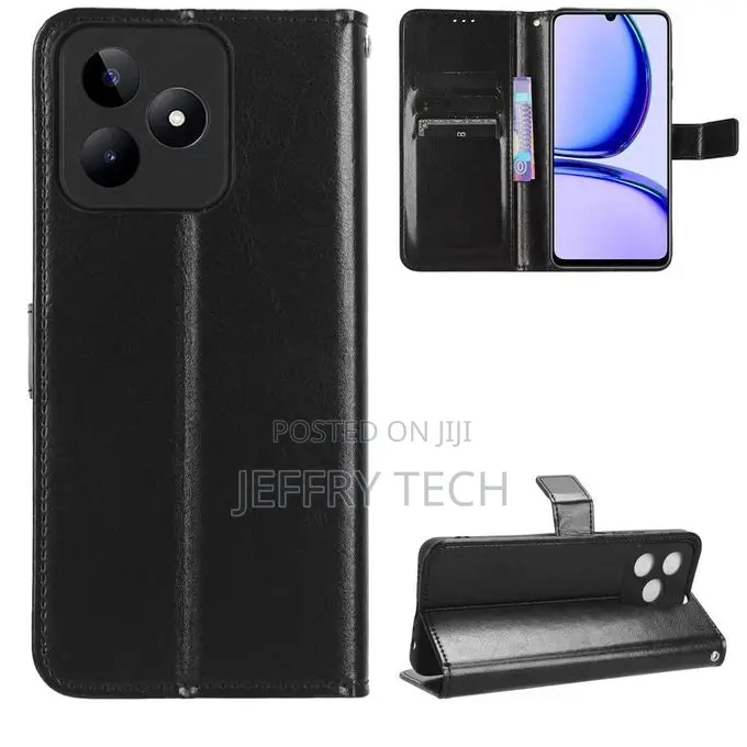 Realme Note 50 4G Wallet Case Anti-Lost Cover Stand Leather