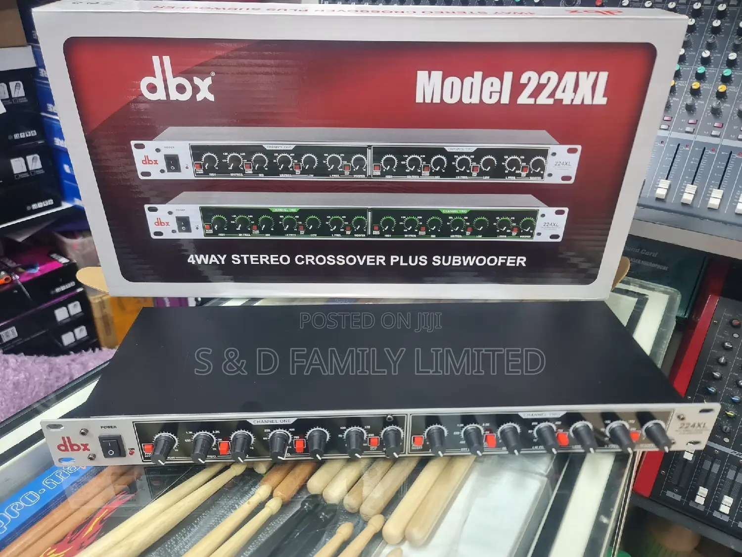 22XL DBX 4 Way Crossover With Subwoffer