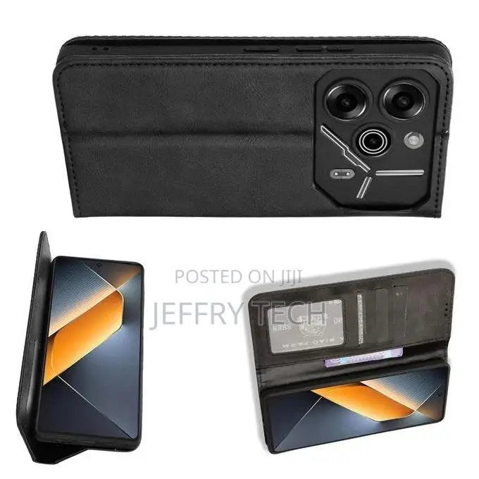 Tecno Pova 6 Wallet Case Best Stand Leather Case Flip