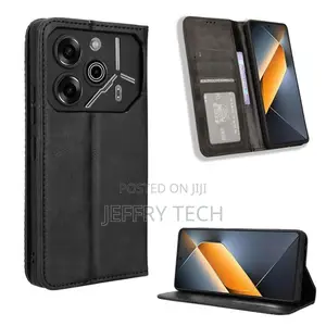 Tecno Pova 6 Wallet Case Best Stand Leather Case Flip