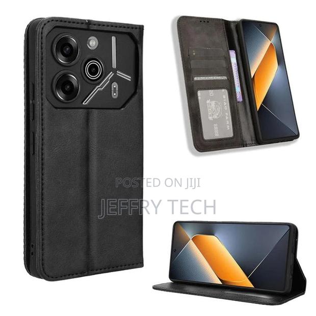 Tecno Pova 6 Wallet Case Best Stand Leather Case Flip