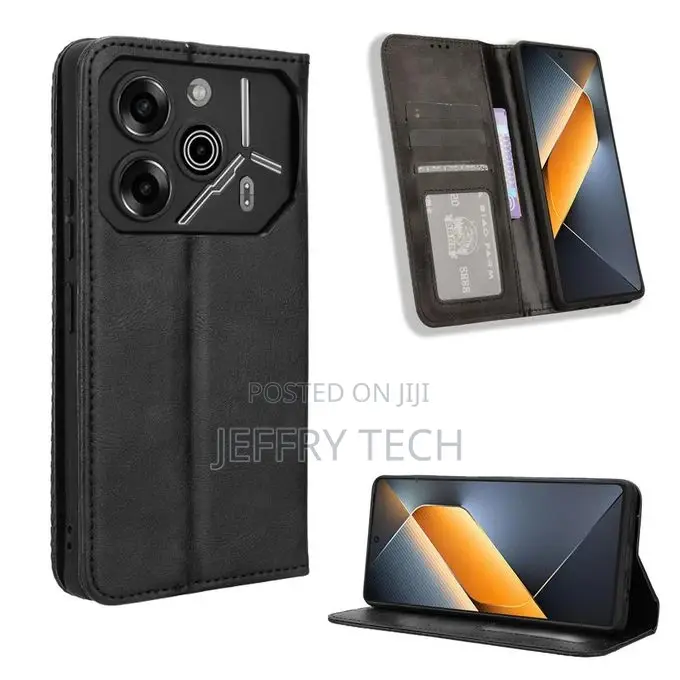 Tecno Pova 6 Wallet Case Best Stand Leather Case Flip