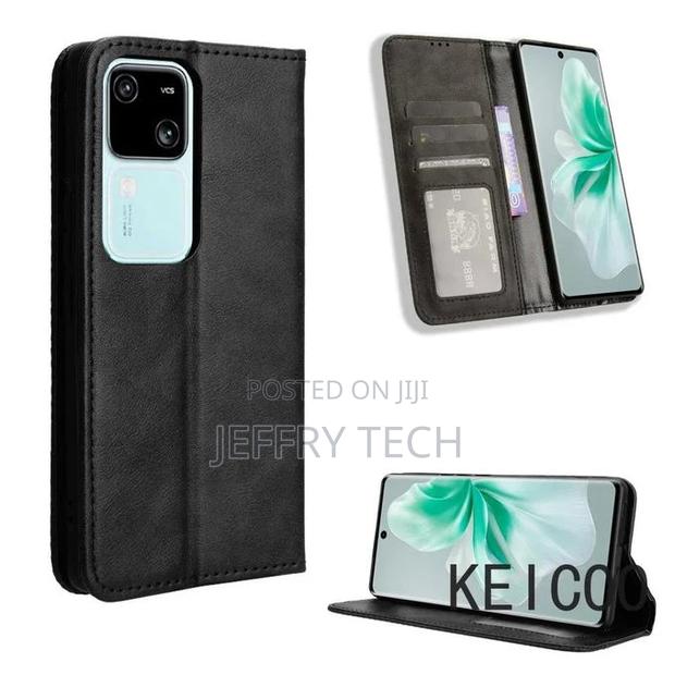 VIVO V30 5G Wallet Case Best Stand Top Leather Case Flip Cov