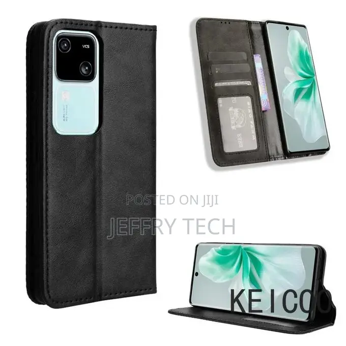 VIVO V30 5G Wallet Case Best Stand Top Leather Case Flip Cov