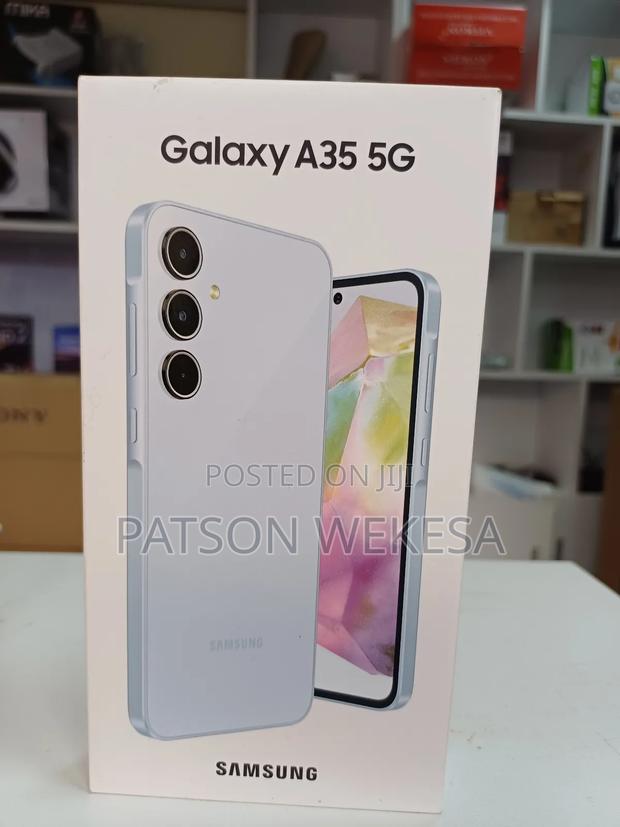 New Samsung Galaxy A35 128 GB Blue - thumbnail 2