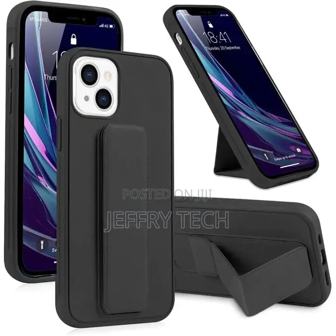 Back Cover Case for iPhone 14 With Magnetic Stand Holder