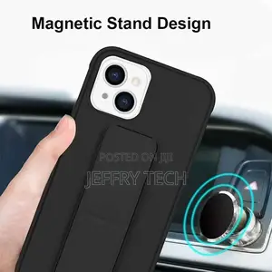 Back Cover Case for iPhone 14 With Magnetic Stand Holder