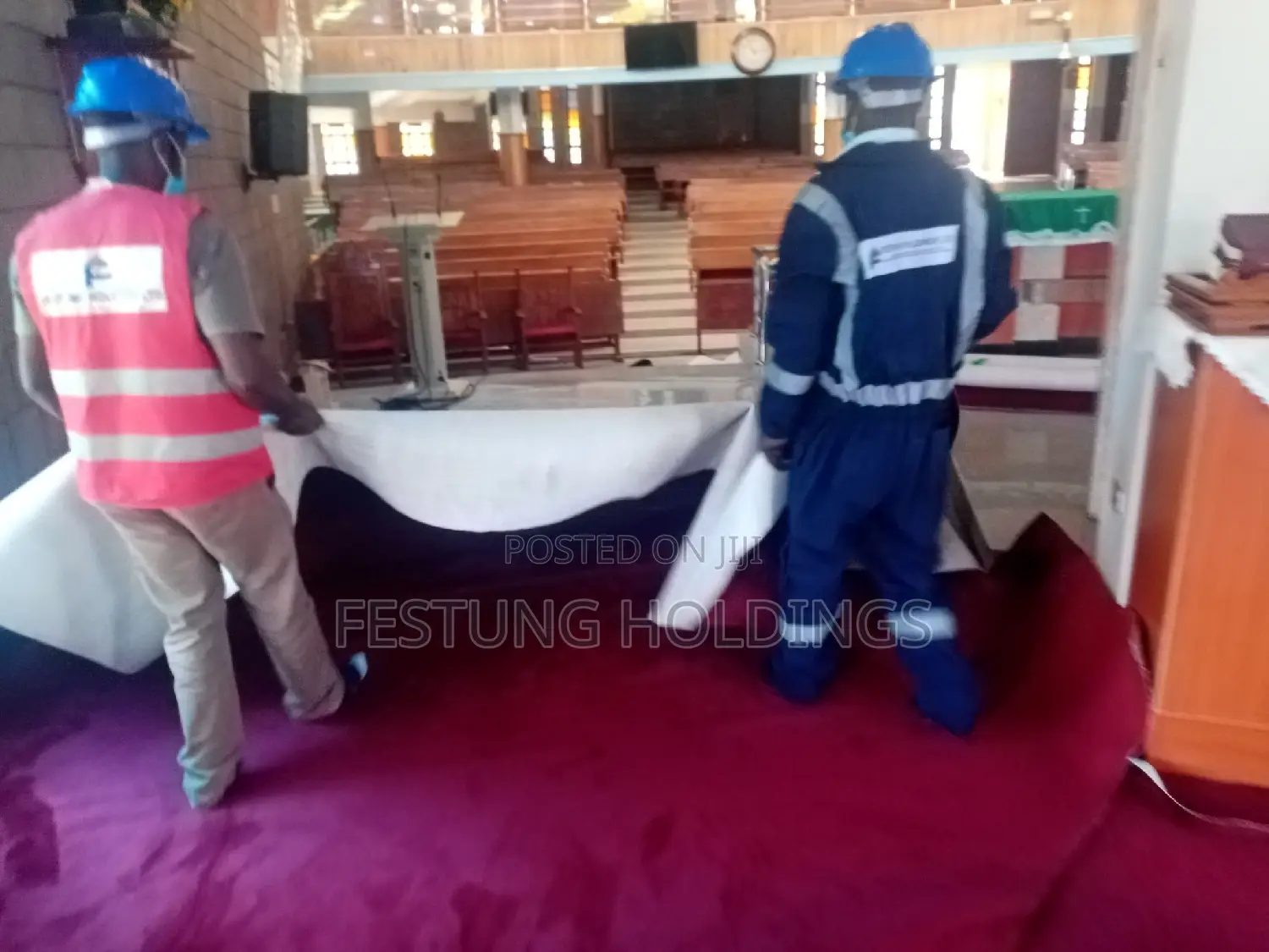 Office and Pulpit Wall to Wall Carpet Services