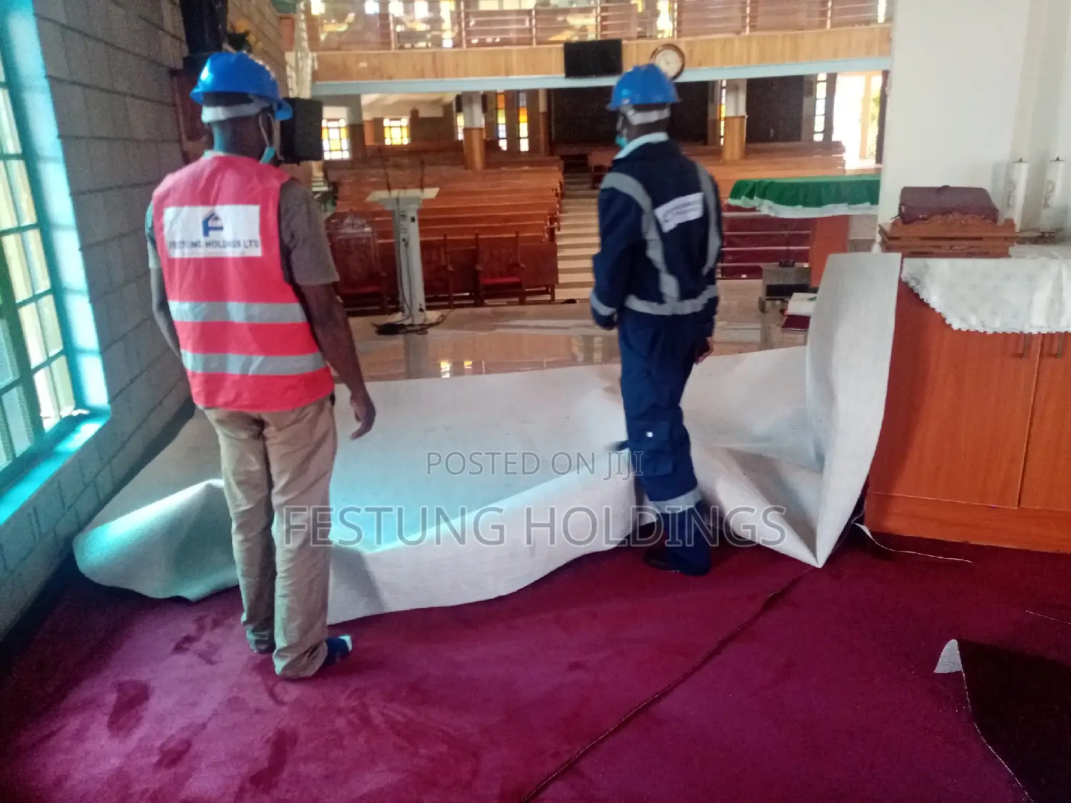 Office and Pulpit Wall to Wall Carpet Services