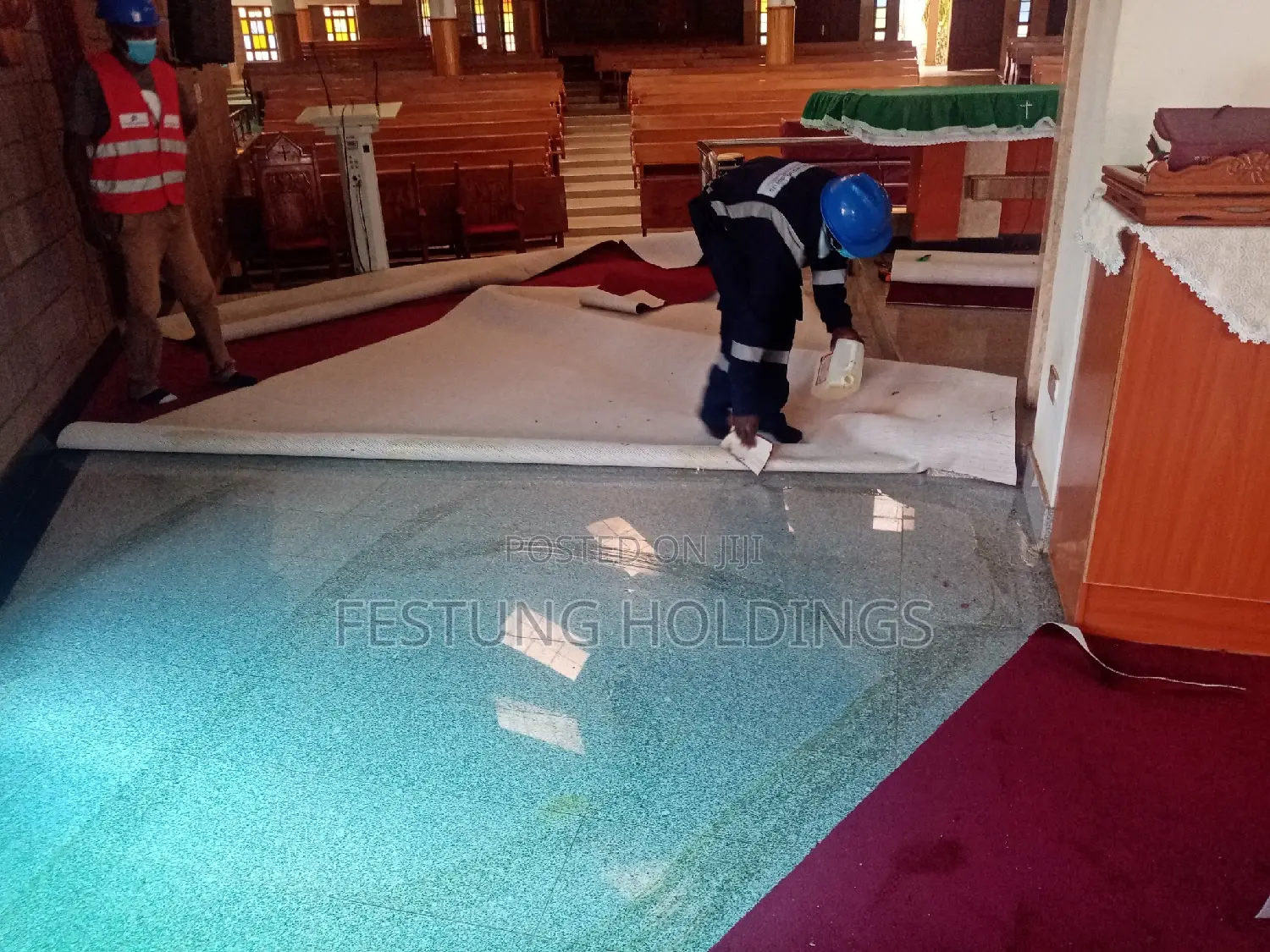 Office and Pulpit Wall to Wall Carpet Services
