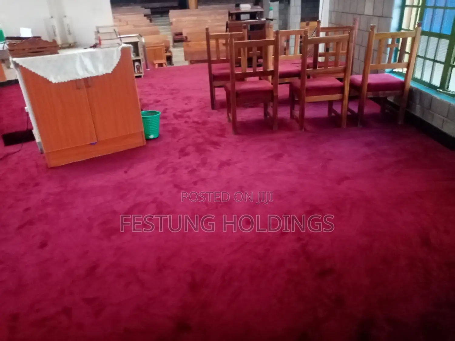 Office and Pulpit Wall to Wall Carpet Services