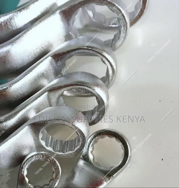 Spanners TOTAL Offset Ring Spanner Set 6-22mm THT102486 - thumbnail 4