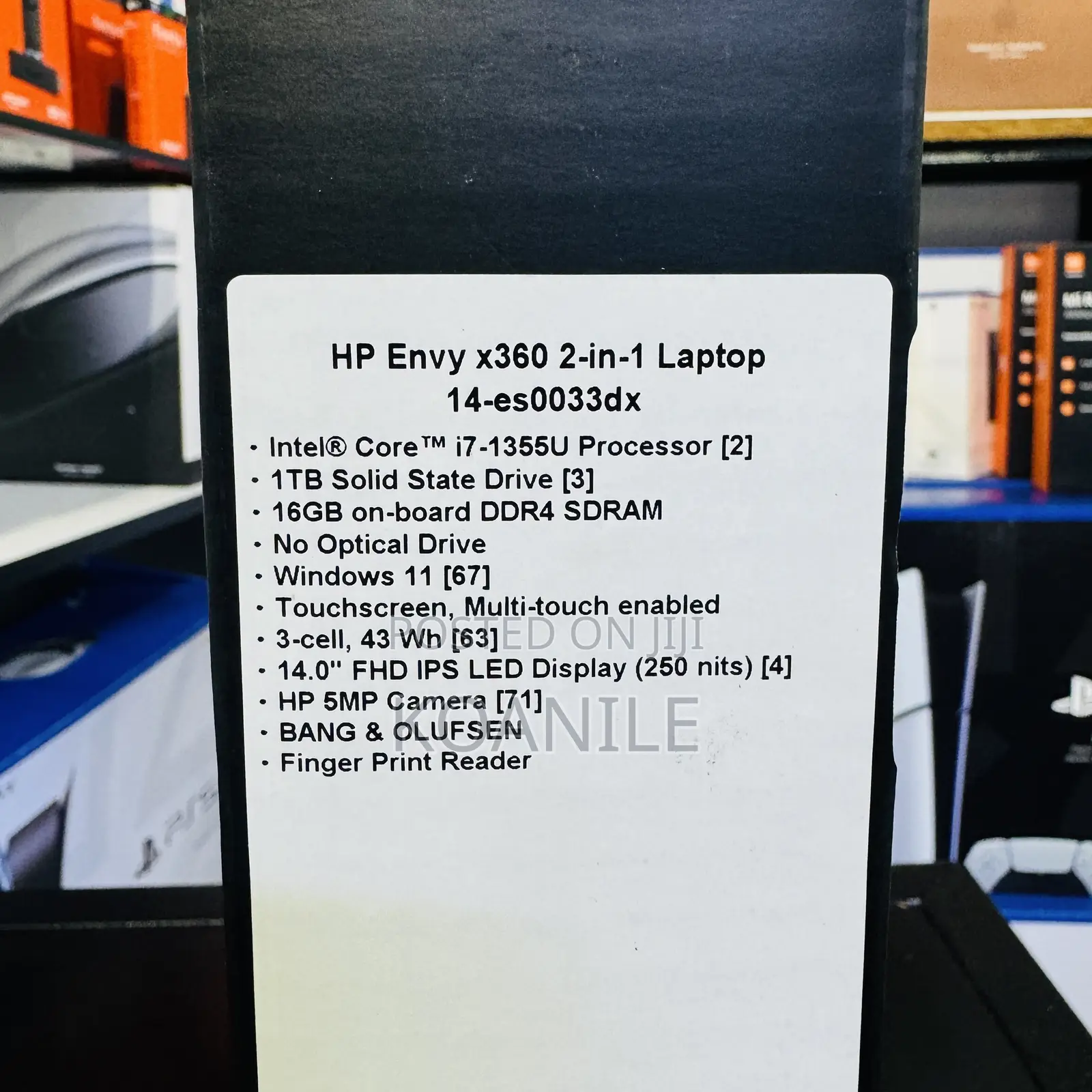 New Laptop HP Envy X360 16GB Intel Core I7 SSD 1T
