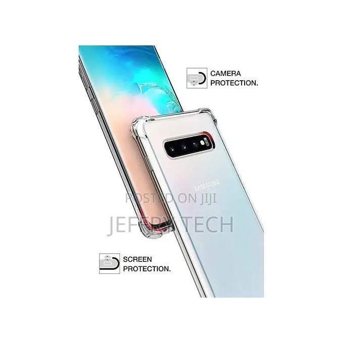 Samsung S10 Plus Transparent Case and Full Sreen Protector