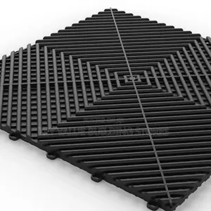 Plastic Ant Slip Garage Floor Tiles Design