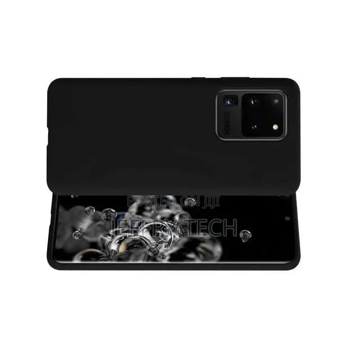 Samsung S20 Ultra Silicone Back Case + Screen Protector