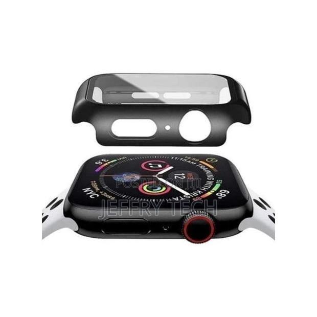 Iwatch Series 7, 45mm Built-in Screen Protector Case - Black - thumbnail 2