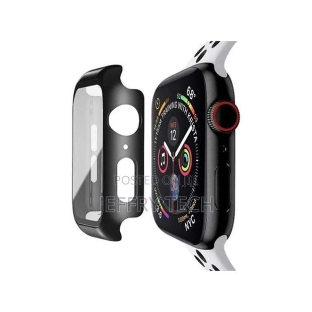 Iwatch Series 7, 45mm Built-in Screen Protector Case - Black