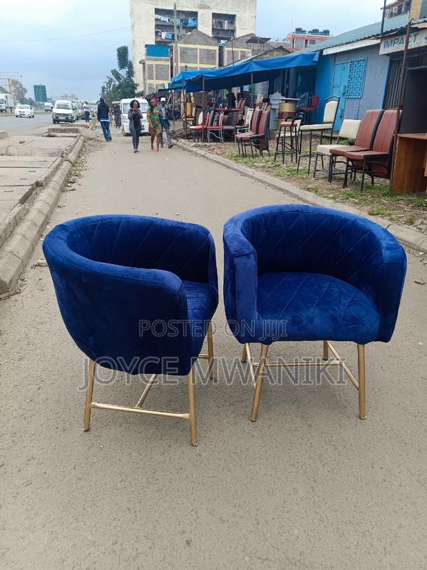 Styling Chairs, Navy Blue  - main view