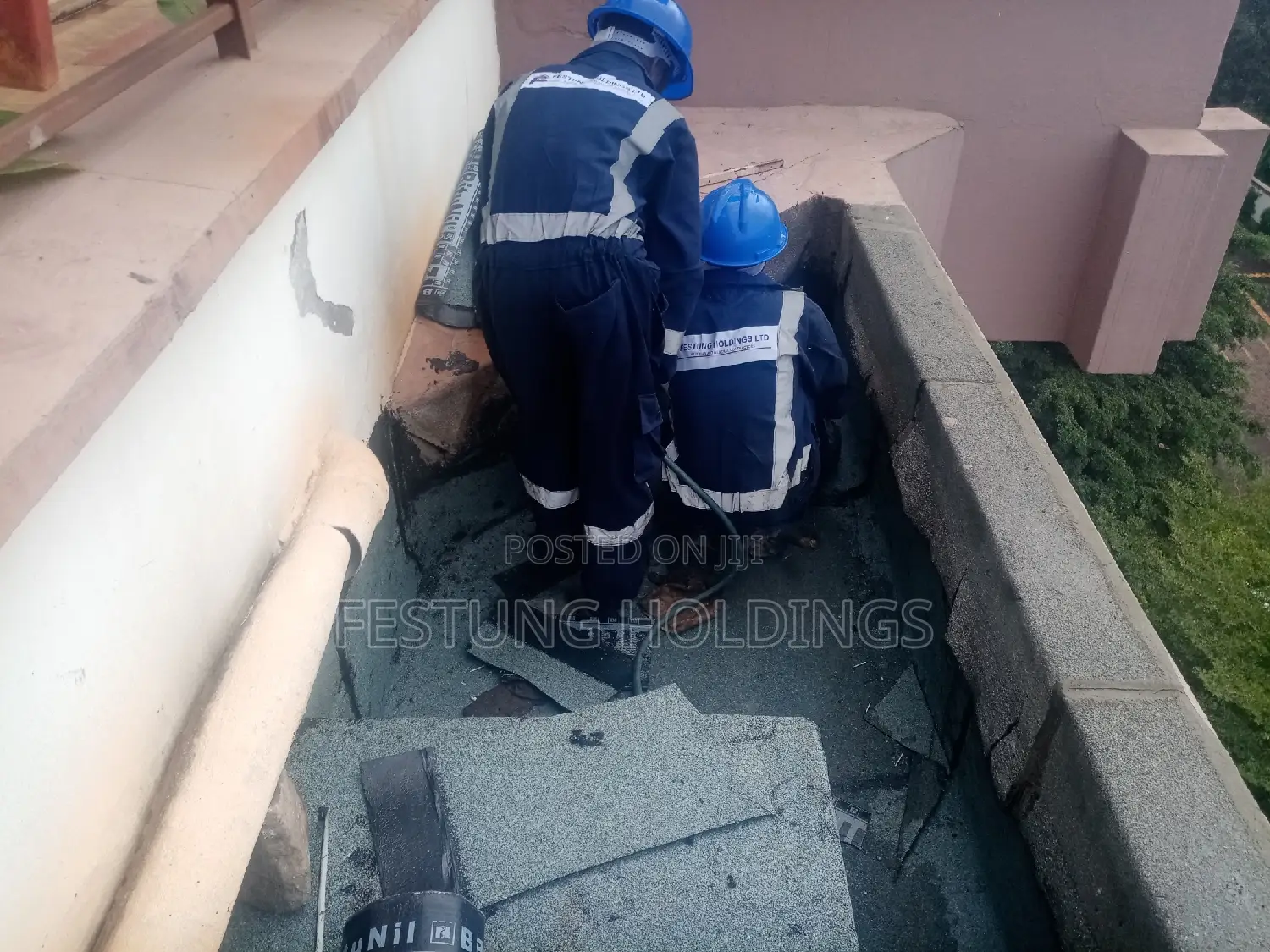 APP Membrane Waterproof Burn to Concrete Gutters