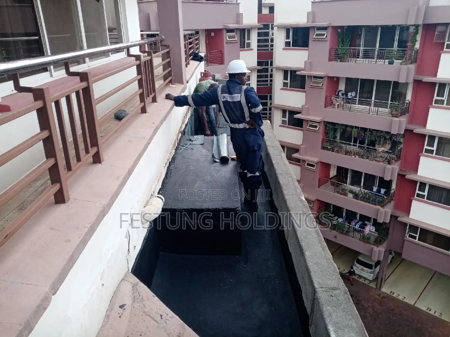 APP Membrane Waterproof Burn to Concrete Gutters