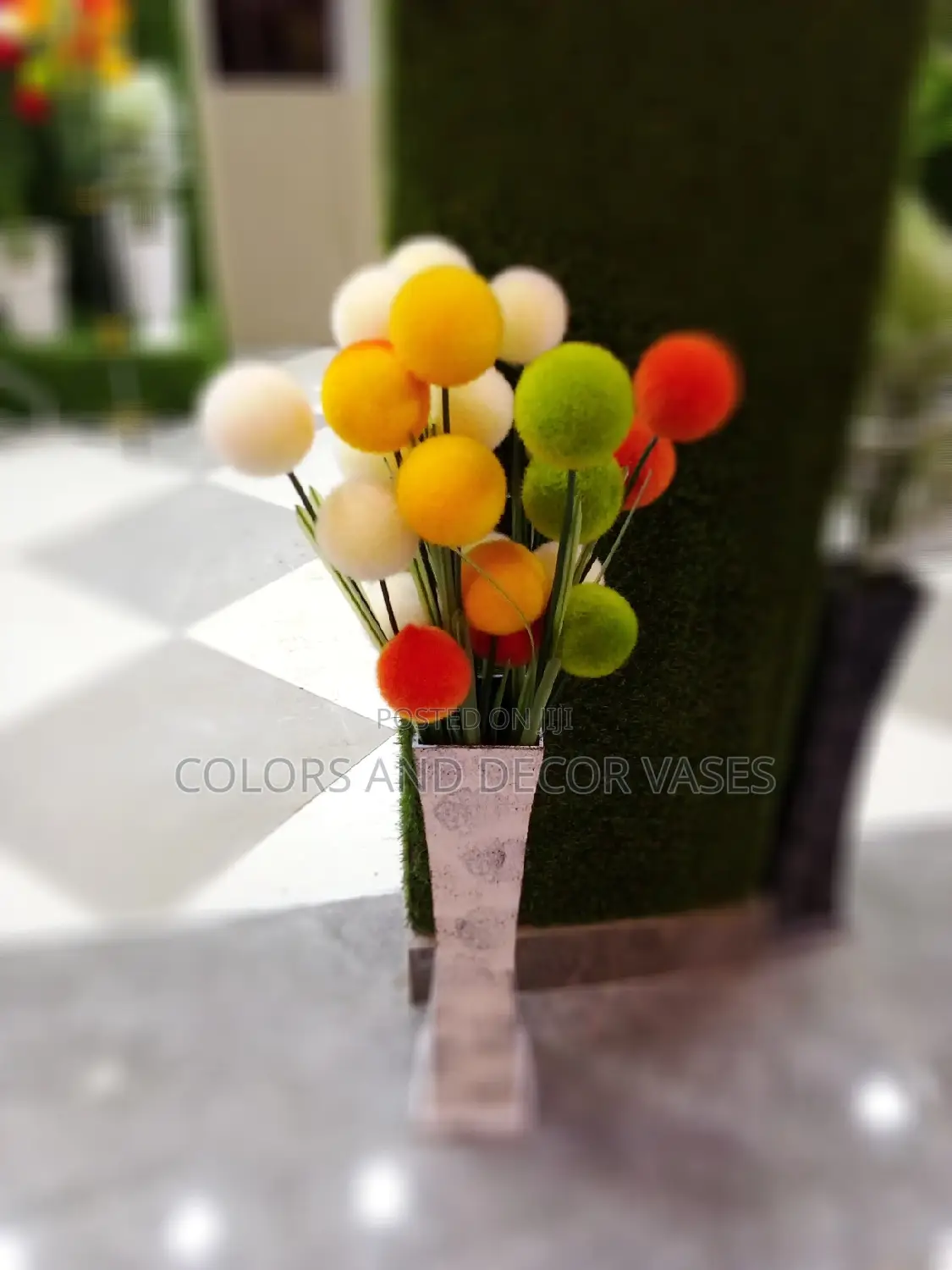 Ball Decor and Vase