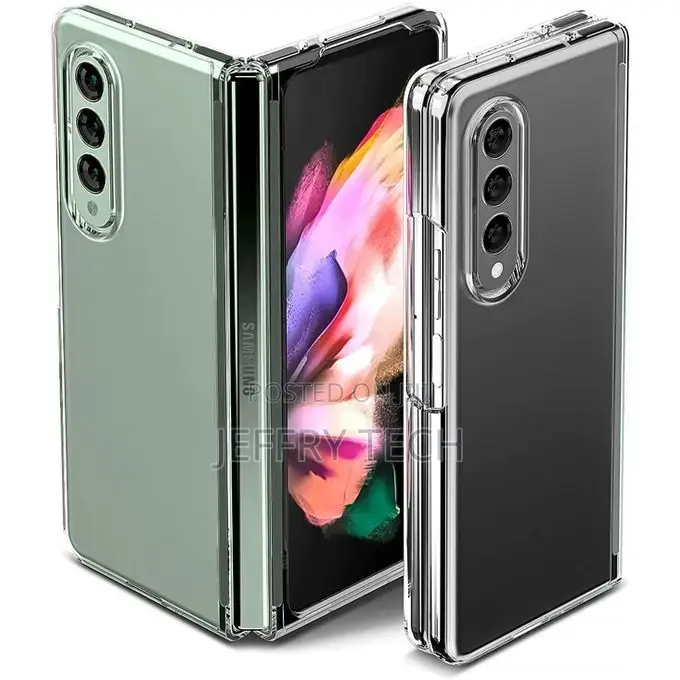 Samsung Galaxy Z Fold 3 Transparent Back Cover With Temper G
